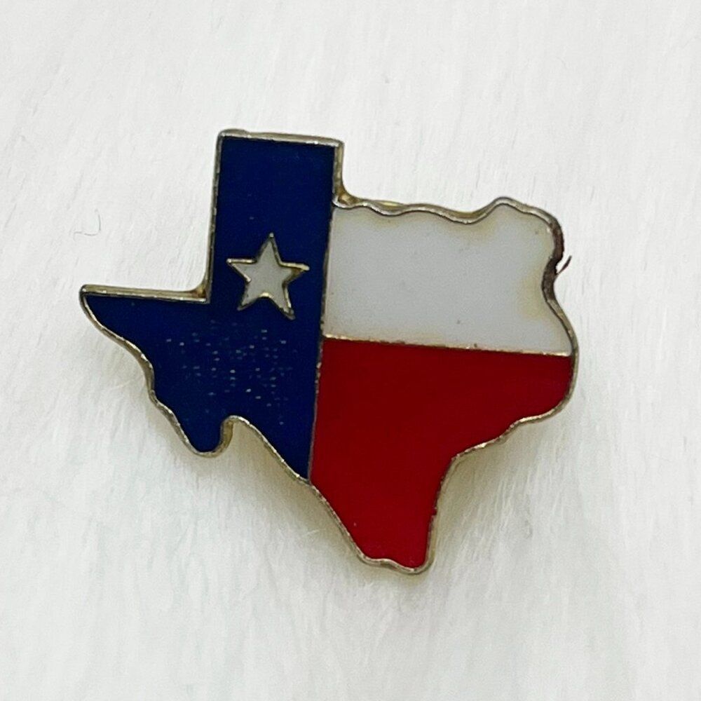 🔮‎ 5/$25 Vintage Texas Flag Pin